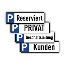 Parkplatzschild o. Aufkleber