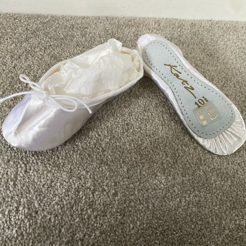Katz weiße satin ballerinas - katz,
