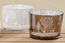 Windlicht Meldorf Hirsch Glas