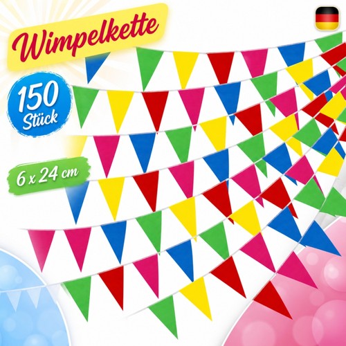 Wimpelkette xxl meter - wimpelkette,