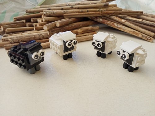 Lego schafe stück schwarz - schafe,