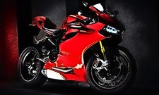 POSTER BILD BILDER  XXL POP ART MOTORRAD BIKE DUCATI 1199 PANIGALE _ 150x90
