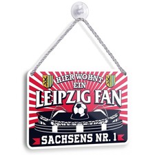 Blechschild LEIPZIG FAN