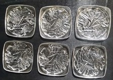 Peill&Putzler, 6 Untersetzer, Serie Alaska, Ice Look,9,6x9,6cm oE