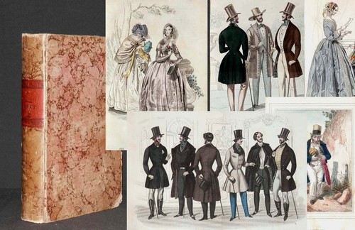 Modezeitschrift 1842 mit - modezeitschrift,