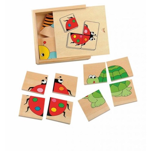 Kleinkinder mini holzpuzzle - kleinkinder,