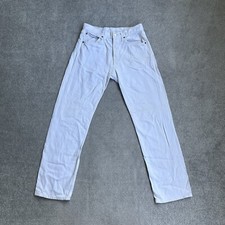 LEVIS Jeans 501 XX Herren Vintage Arzt Hose W28 L30 Regular Straight 26516 Weiß