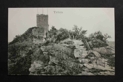 Postkarte trifels annweiler - trifels,
