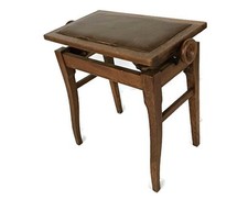 antique adjustable piano stool