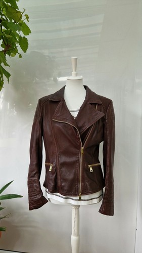 Schokobraune lederjacke von - schokobraune,
