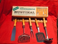 DDR Küchengarnitur 5 teilig "Rustikal" VEB Kleineisenwaren Steinbach