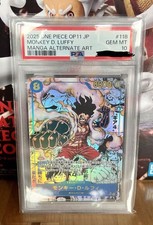 OP TCG PSA 10 Monkey D. Ruffy
