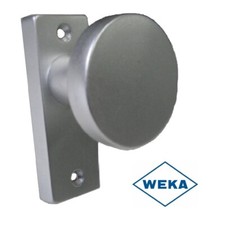 Türdrücker Knopf rund flach