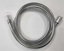 Brauseschlauch 150cm PVC , Duschschlauch, silber glänzend 1,5 m 2 mal 1/2 Zoll