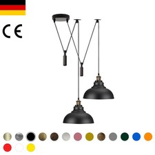 Vintage Pendelleucht 2 Kopf