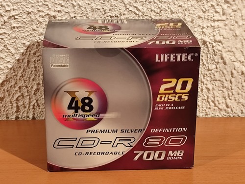 Lifetec 700 80 - cd-r,