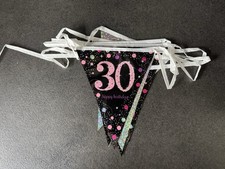 Dekoration / Deko - Girlande - Geburtstag 30.