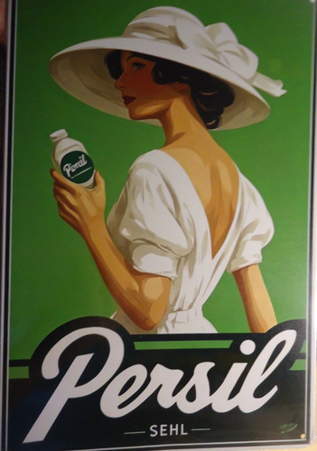 Persil retro blechschild 30 - persil,