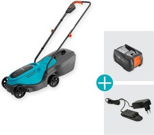 Akku Rasenmäher Gardena EasyMax 30 18V Set inkl. Akku 4Ah und Ladegerät NEU OVP