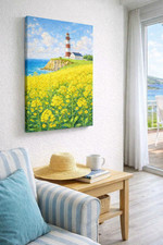 Leuchtturm an der Küste –