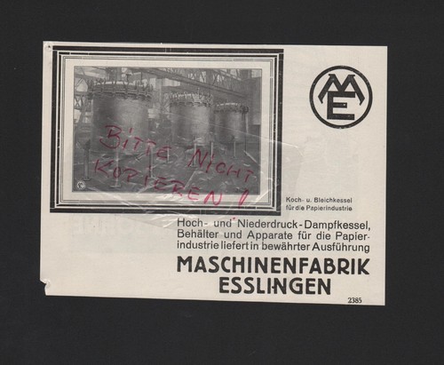 Esslingen werbung 1929 - esslingen,,