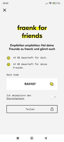 Fraenk code raih107 gb - code,