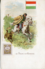 Post in Ungarn Postbote Pferd