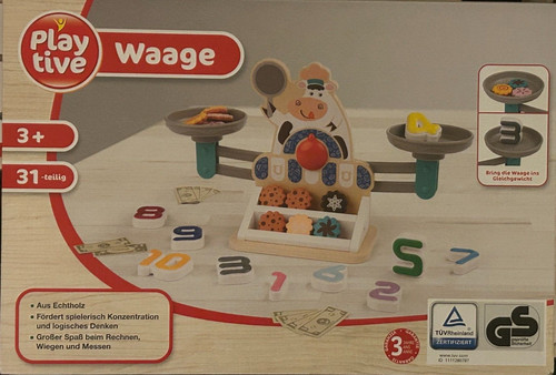 Playtive waage aus echtholz - aus,