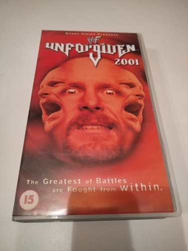 Wwf vhs unforgiven 2001 - wwf,