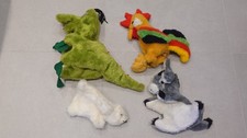 4 Handpuppen Handpuppe Plüsch