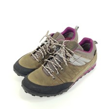 Timberland Wanderschuhe Damen Gr. EU 41 Braun Lila Leder Gore-Tex Trekking Schuh