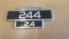 Volvo 244 2,4  Original Emblem Typenschild Garagenfund Plakette 1255170
