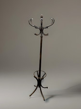 Mundus (ehem. Thonet) Standgarderobe ca. 200 cm hoch Holz Antik Art Deco