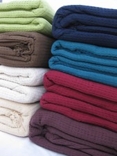 GROß 100% Baumwolle Gewebt Sofa / Bett Überwurf 6 Größen + Riesige Jumbo Größe 