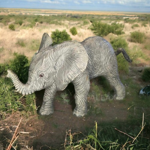 Elephant hartgummi figur - cm, hartgummi-figur