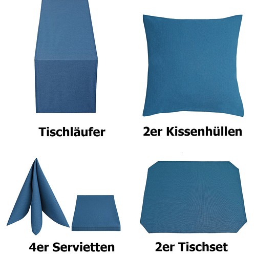 Leinen optik tischläufer - optik,