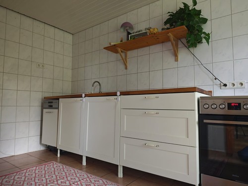 Ikea küche mit echtholzplatte - mit,