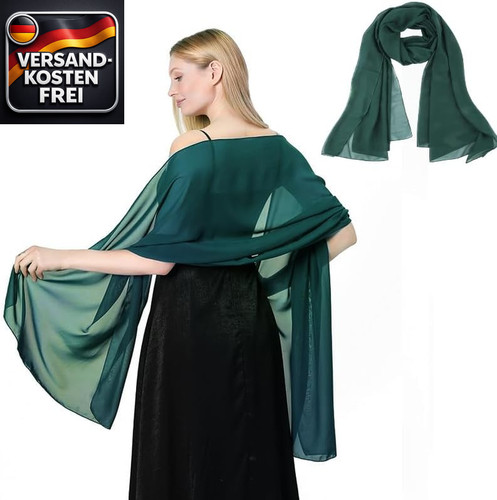Damen stola chiffon festlich - chiffon,