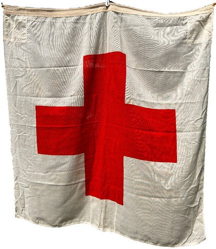 Original rotes kreuz flagge - original,