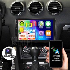 Für Audi TT 8J 2006-2014 Autoradio Carplay Android13 GPS NAVI BT WIFI SWC 128GB