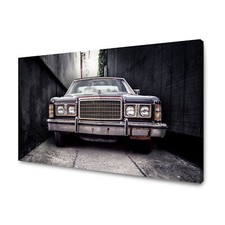 CANVAS Leinwandbilder XXL Wandbilder Kunstdruck Vintage Auto Alter Oldtimer