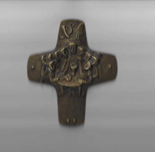 Bronze kreuz wandkreuz - bronze,