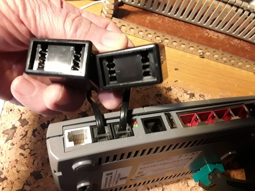 Adapter anschluss kabel - anschluss, f
