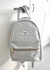 Herschel Nova Mini Tagesrucksack Rucksack grau hellgrau gold