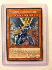 Leuchtender Blauäugiger Drache LCKC-DE008 Secret-Rare 1 Auflage YU-GI-OH EX