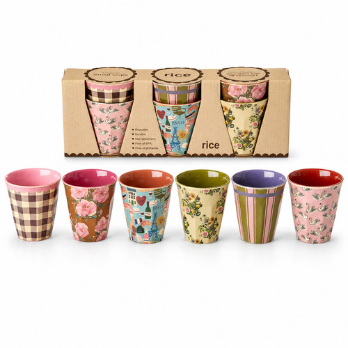 Rice melaminbecher 6er set bon - rice,