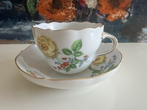 Meissen teetasse untertasse - teetasse,