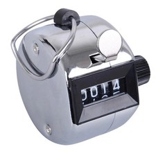 Metal hand counter, piece