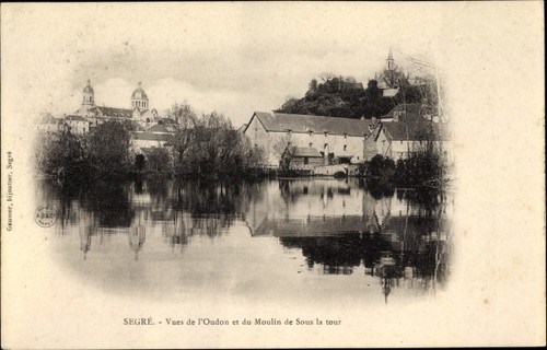 Segré maine loire vues - ak,