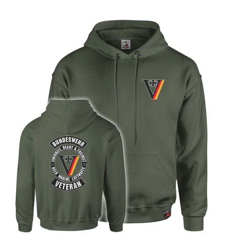 Hoodie oliv bundeswehr - oliv, bw
